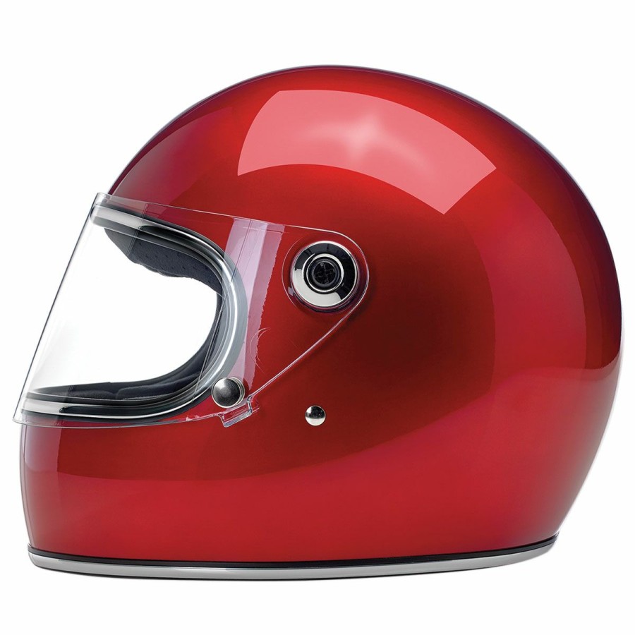 Helmets * | Biltwell Inc. Gringo S Metallic Candy Red Full Face Helmet