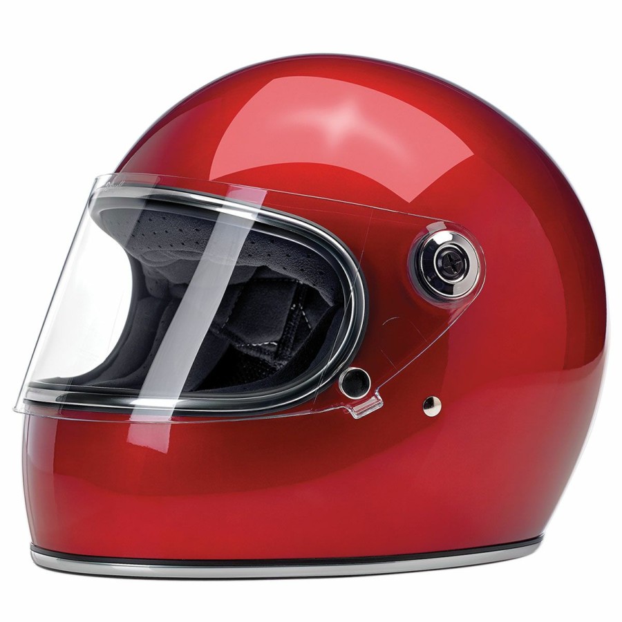 Helmets * | Biltwell Inc. Gringo S Metallic Candy Red Full Face Helmet