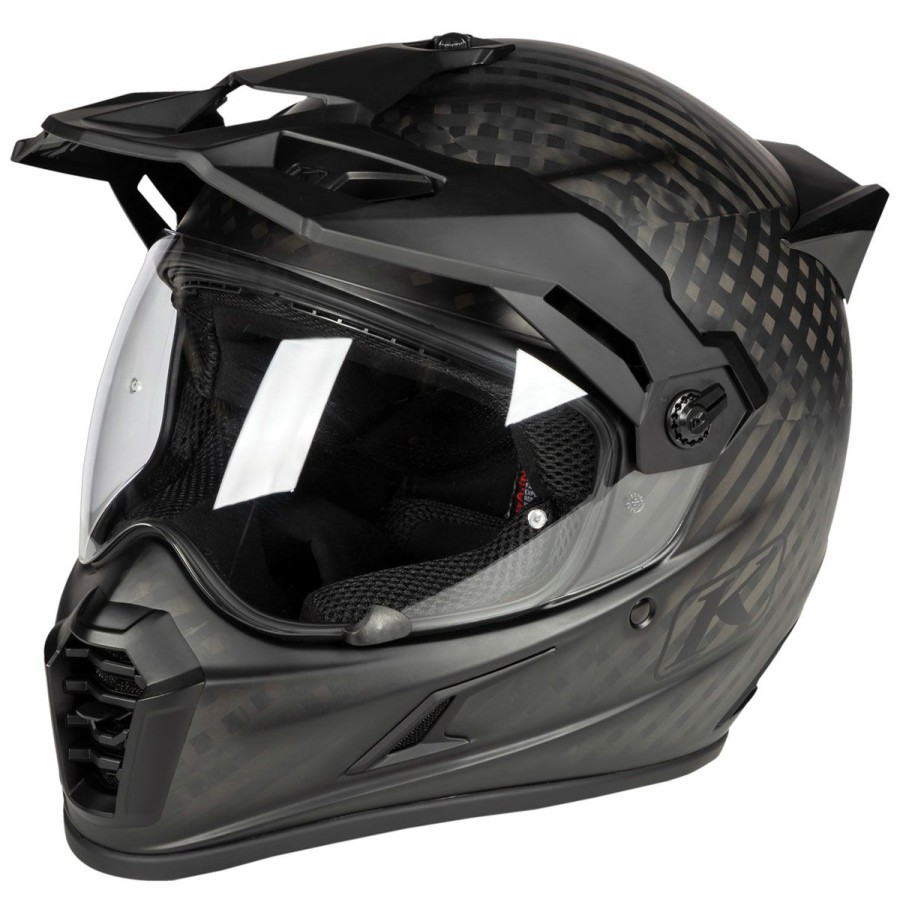 Helmets * | Klim Krios Pro Matte Black Dual Sport Helmet