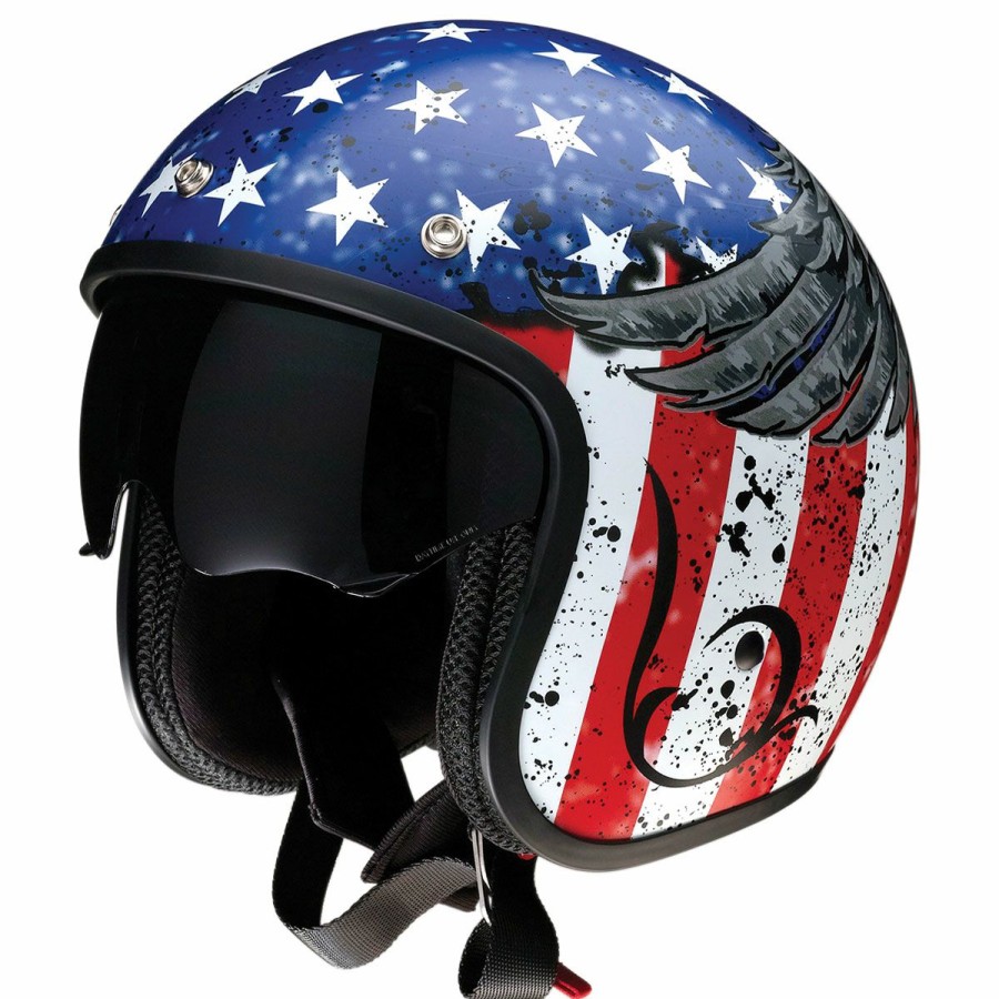 Helmets * | Z1R Saturn Justice Open Face Helmet