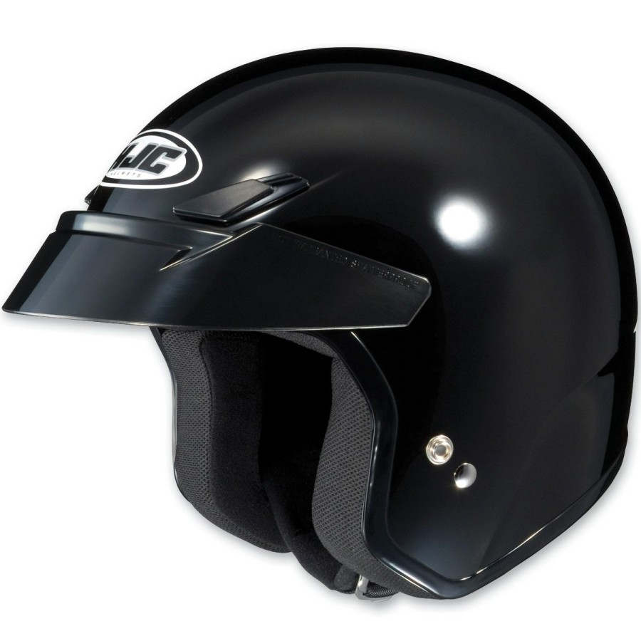 Helmets * | Hjc Cs-5N Black Open Face Helmet