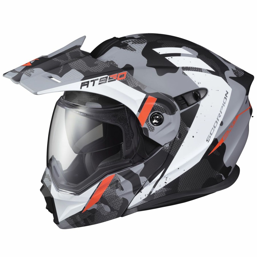 Helmets * | Scorpion Exo Exo-At950 Outrigger Matte Gray Modular Helmet