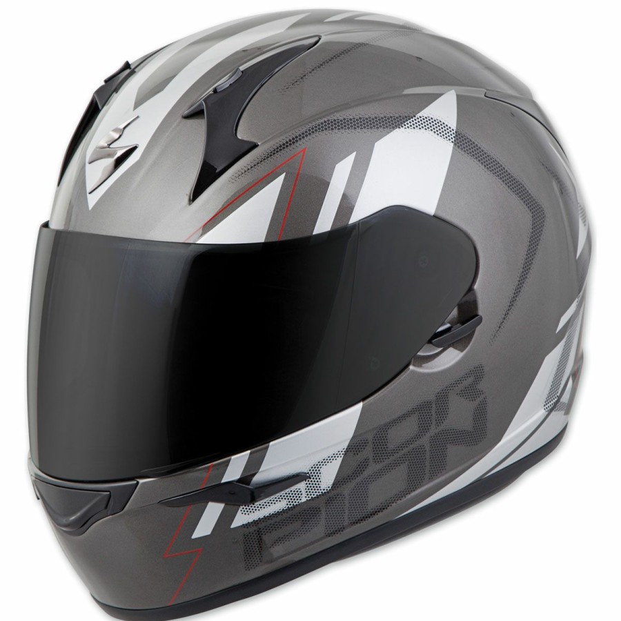 Helmets * | Scorpion Exo Exo-R320 Endeavor Gray/Silver Full Face Helmet