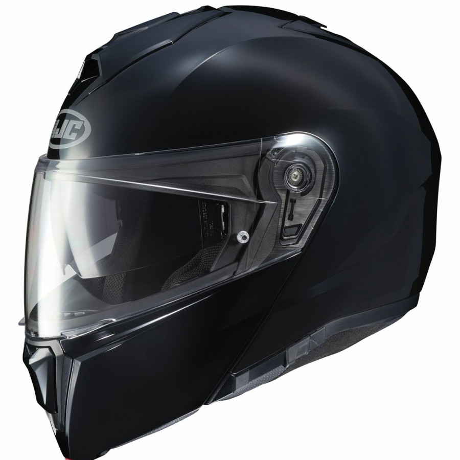 Helmets * | Hjc I90 Gloss Black Modular Helmet