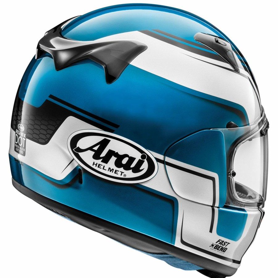 Helmets * | Arai Helmet Arai Regent-X Bend Blue Full Face Helmet