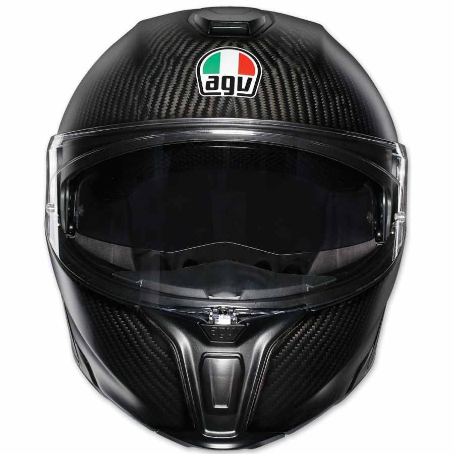 Helmets * | Agv Sport Modular Matte Carbon Helmet