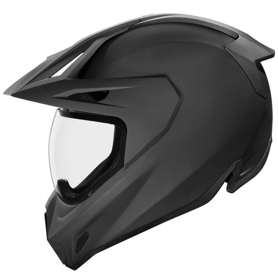 Helmets * | Icon Variant Pro Rubatone Black Dual Sport Helmet