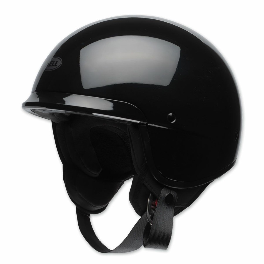 Helmets * | Bell Scout Air Gloss Black Half Helmet