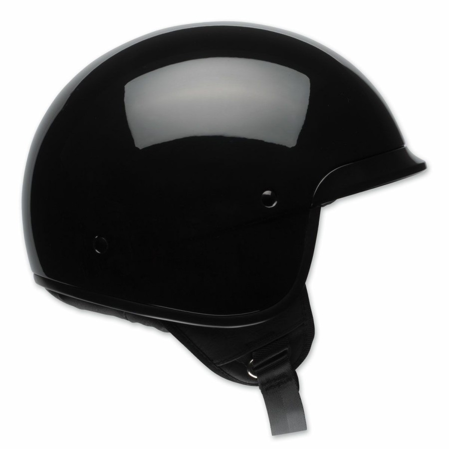 Helmets * | Bell Scout Air Gloss Black Half Helmet