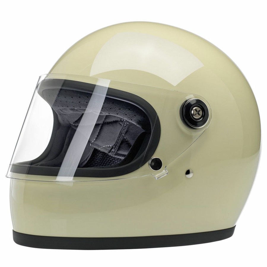 Helmets * | Biltwell Inc. Vintage White Gringo S Ece Full Face Helmet