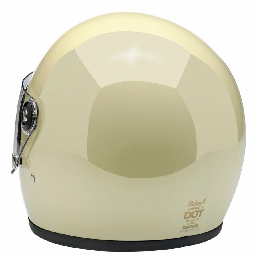 Helmets * | Biltwell Inc. Vintage White Gringo S Ece Full Face Helmet