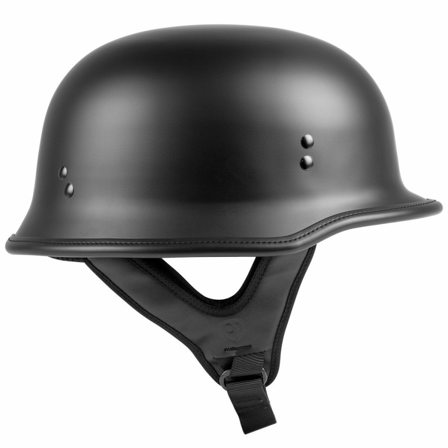 Helmets * | Highway 21 9Mm German Beanie Half Helmet