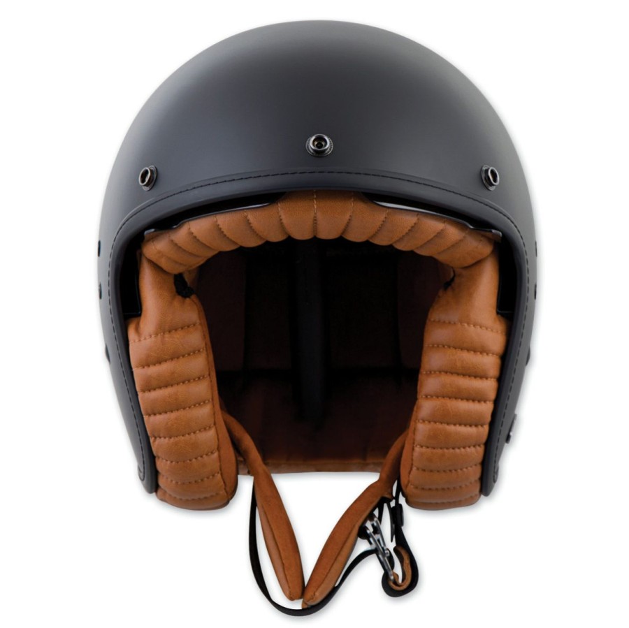 Helmets * | Scorpion Exo Belfast Matte Black Open Face Helmet