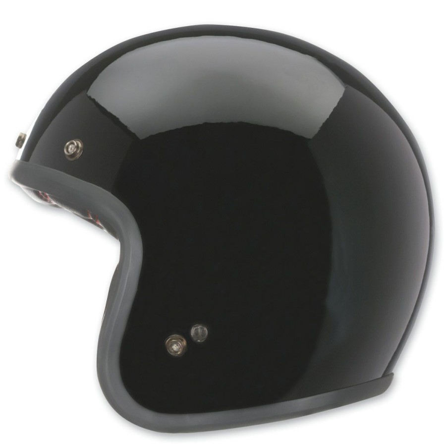 Helmets * | Bell Custom 500 Black Open Face Helmet