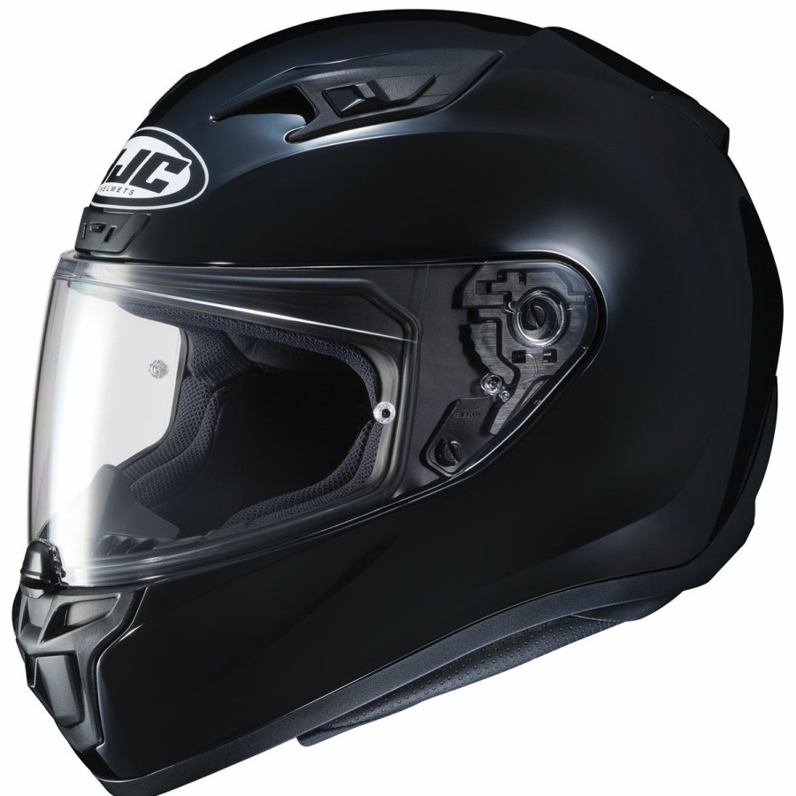 Helmets * | Hjc I10 Gloss Black Full Face Helmet