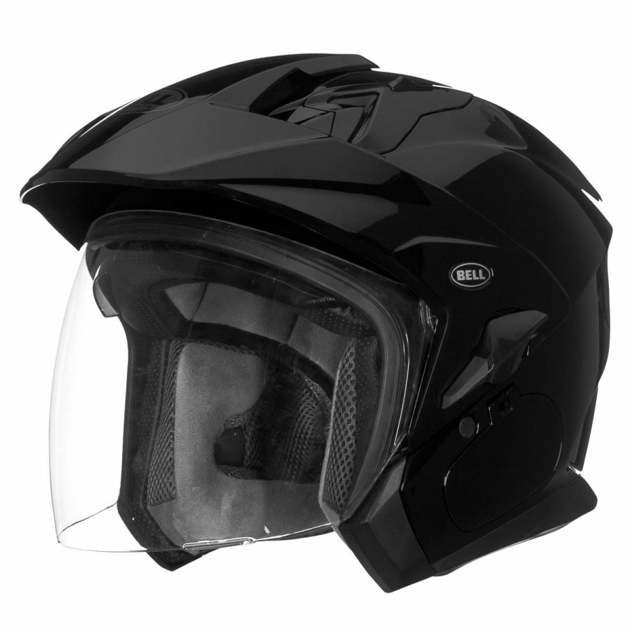 Helmets * | Bell Mag-9 Black Open Face Helmet