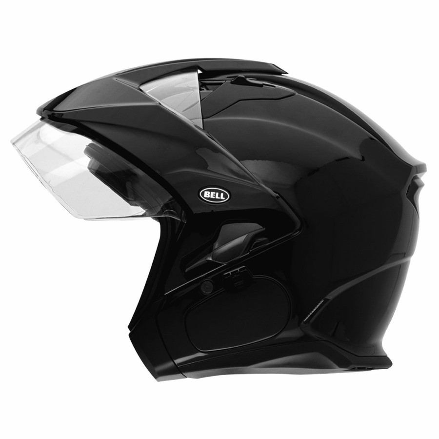 Helmets * | Bell Mag-9 Black Open Face Helmet