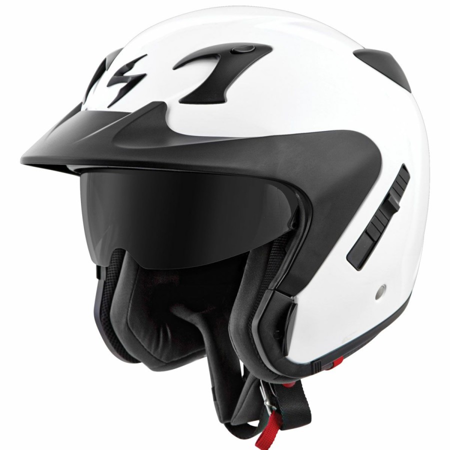 Helmets * | Scorpion Exo Exo-Ct220 White Open Face Helmet