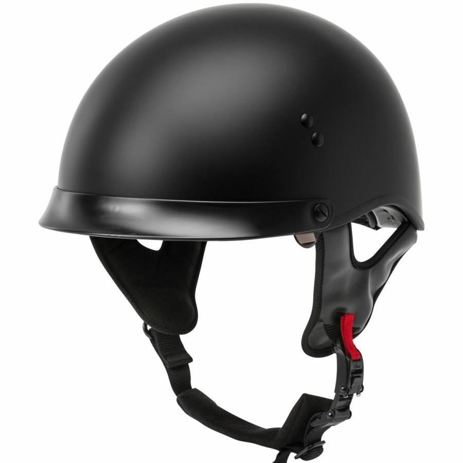 Helmets * | Gmax Hh-65 Full Dressed Half Helmet