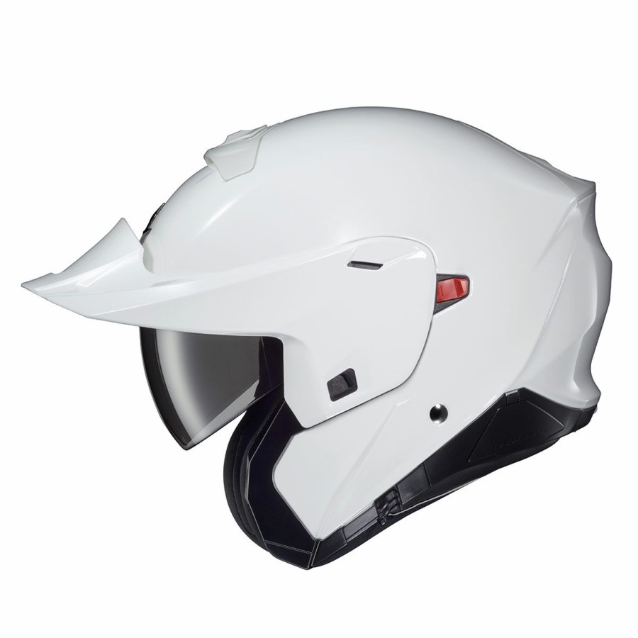 Helmets * | Scorpion Exo-Gt930 Gloss White Transformer Modular Helmet