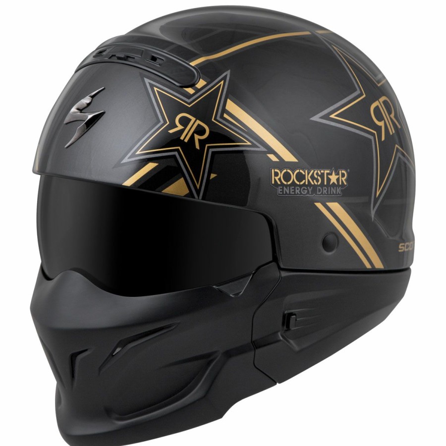 Helmets * | Scorpion Exo Covert Rockstar Half Helmet