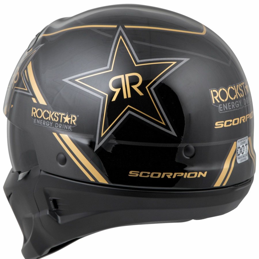 Helmets * | Scorpion Exo Covert Rockstar Half Helmet