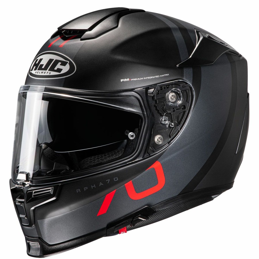 Helmets * | Hjc Black/Red Rpha 70 St Paika Full Face Helmet