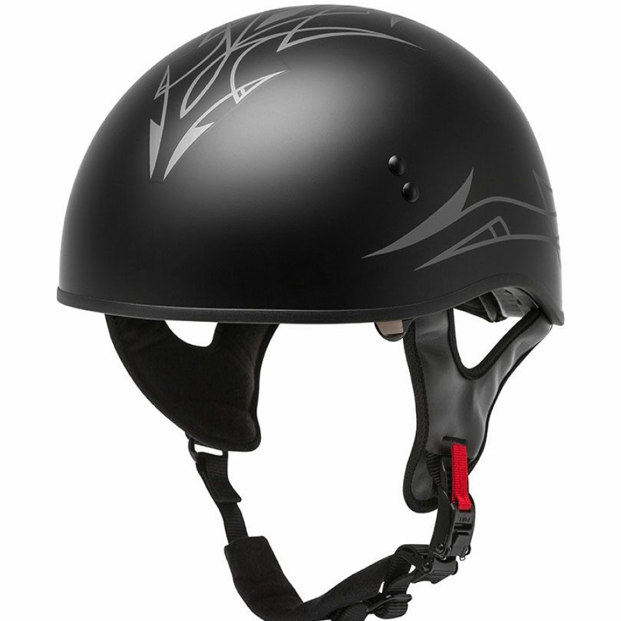 Helmets * | Gmax Hh-65 Pin Half Helmet