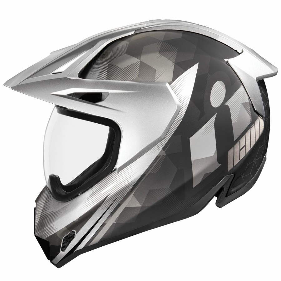 Helmets * | Icon Variant Pro Ascension Black Dual Sport Helmet