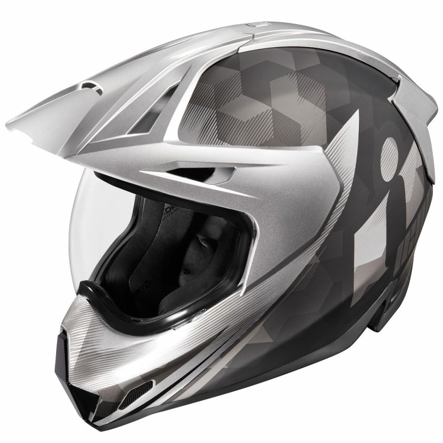 Helmets * | Icon Variant Pro Ascension Black Dual Sport Helmet