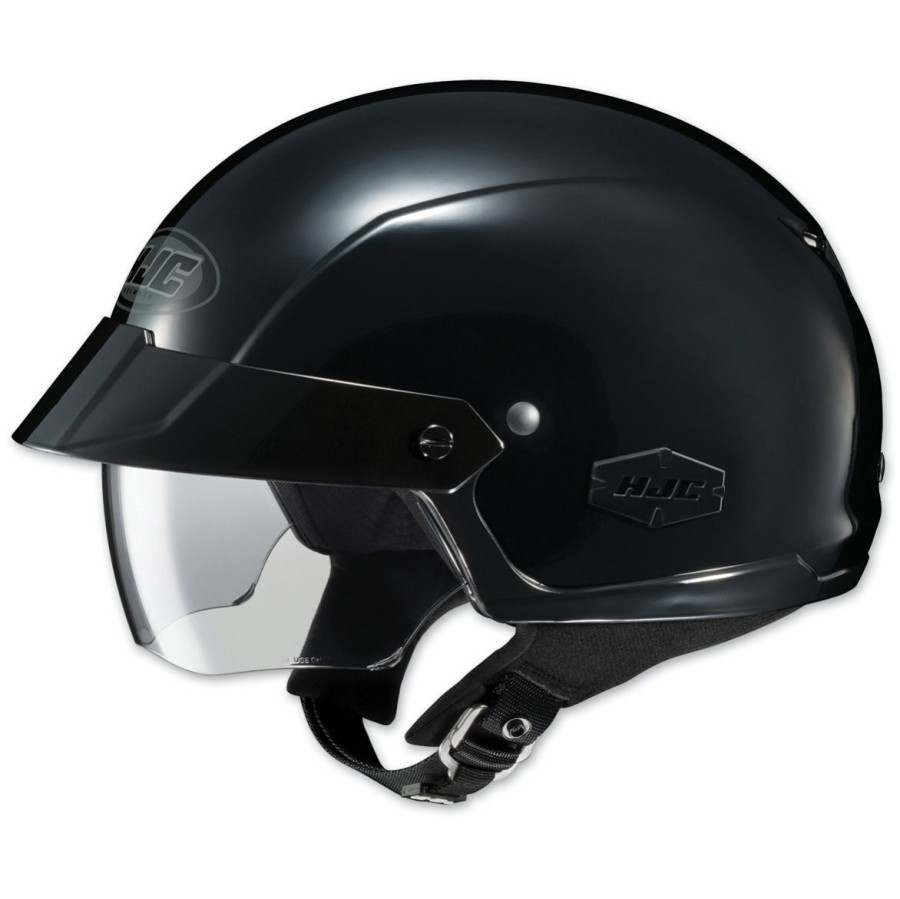 Helmets * | Hjc Is-Cruiser Solid Black Half Helmet