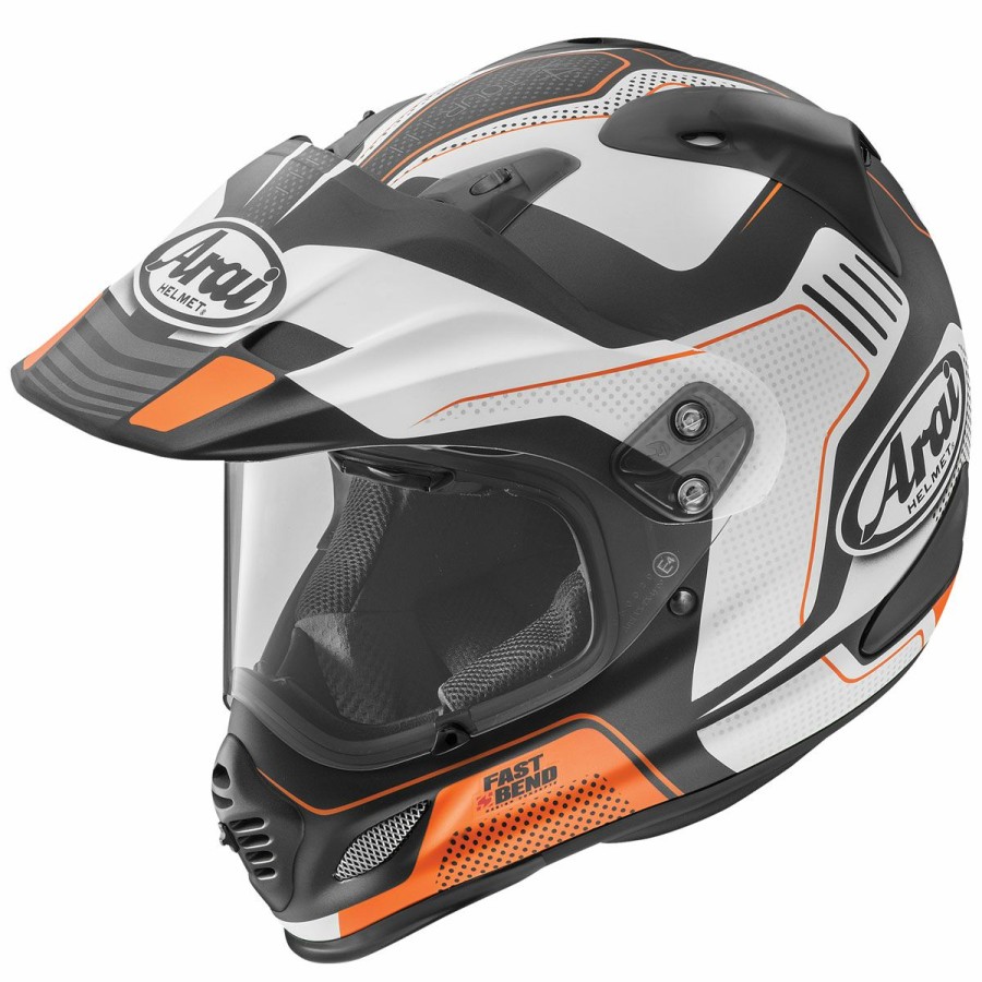 Helmets * | Arai Helmet Arai Xd4 Vision Orange Frost Dual Sport Helmet