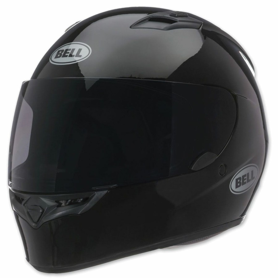 Helmets * | Bell Qualifier Gloss Black Full Face Helmet