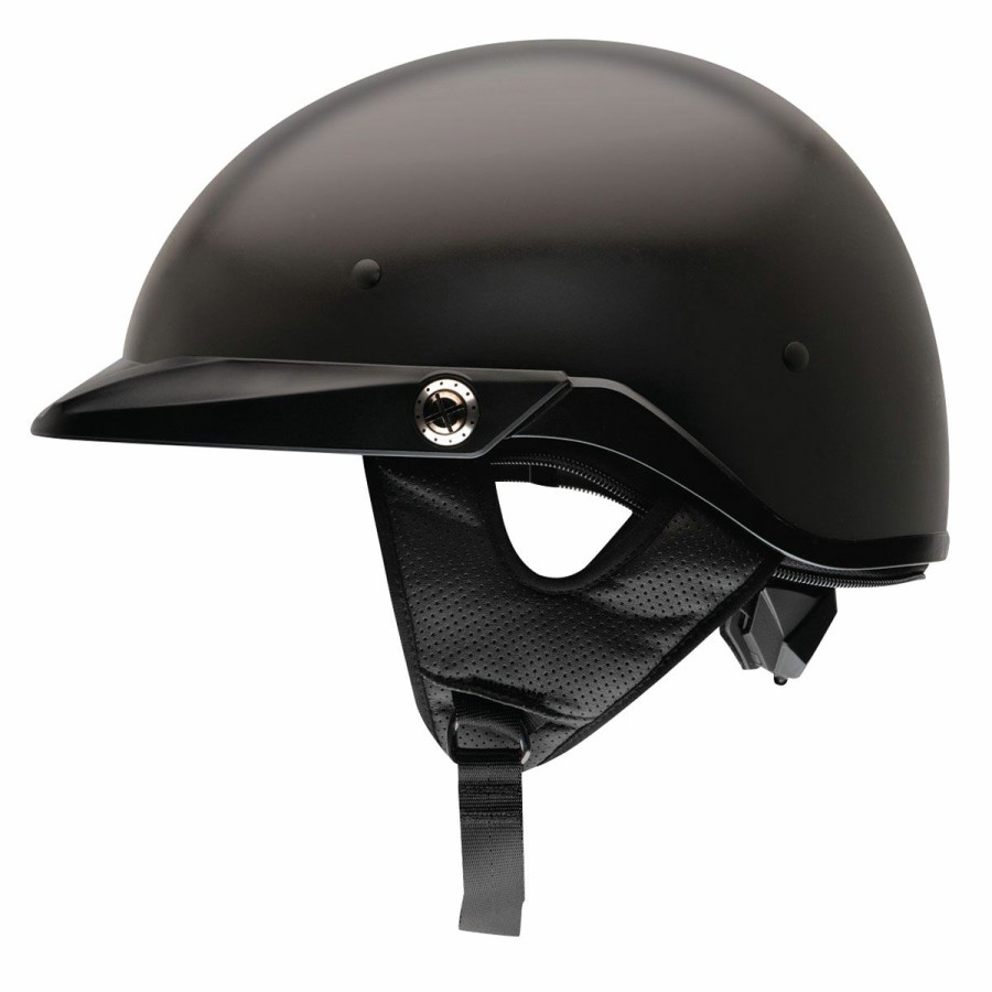 Helmets * | Bell Pit Boss Matte Black Half Helmet