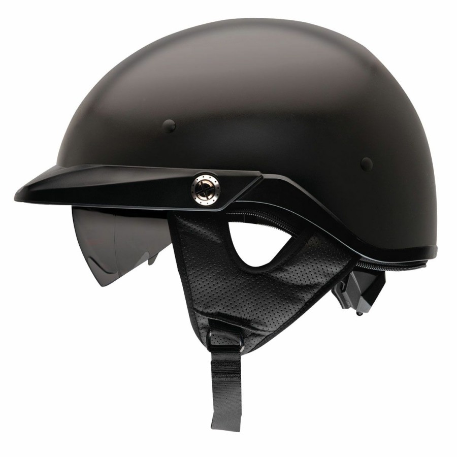 Helmets * | Bell Pit Boss Matte Black Half Helmet