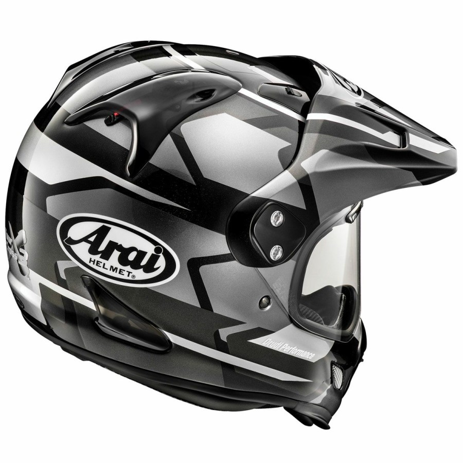 Helmets * | Arai Helmet Arai Xd4 Depart Gray Dual Sport Helmet