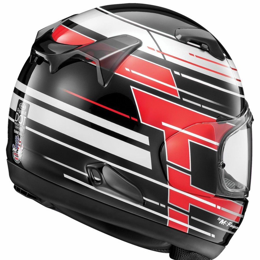 Helmets * | Arai Helmet Arai Signet-X Striker Black Frost Full Face Helmet