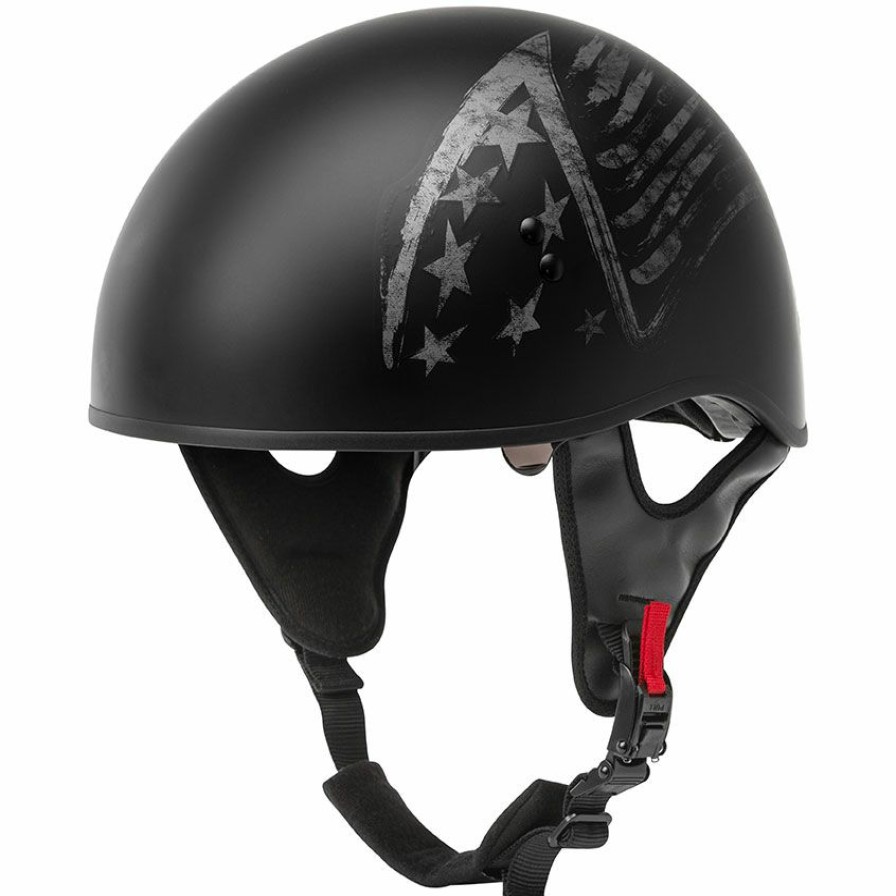 Helmets * | Gmax Hh-65 Bravery Half Helmet