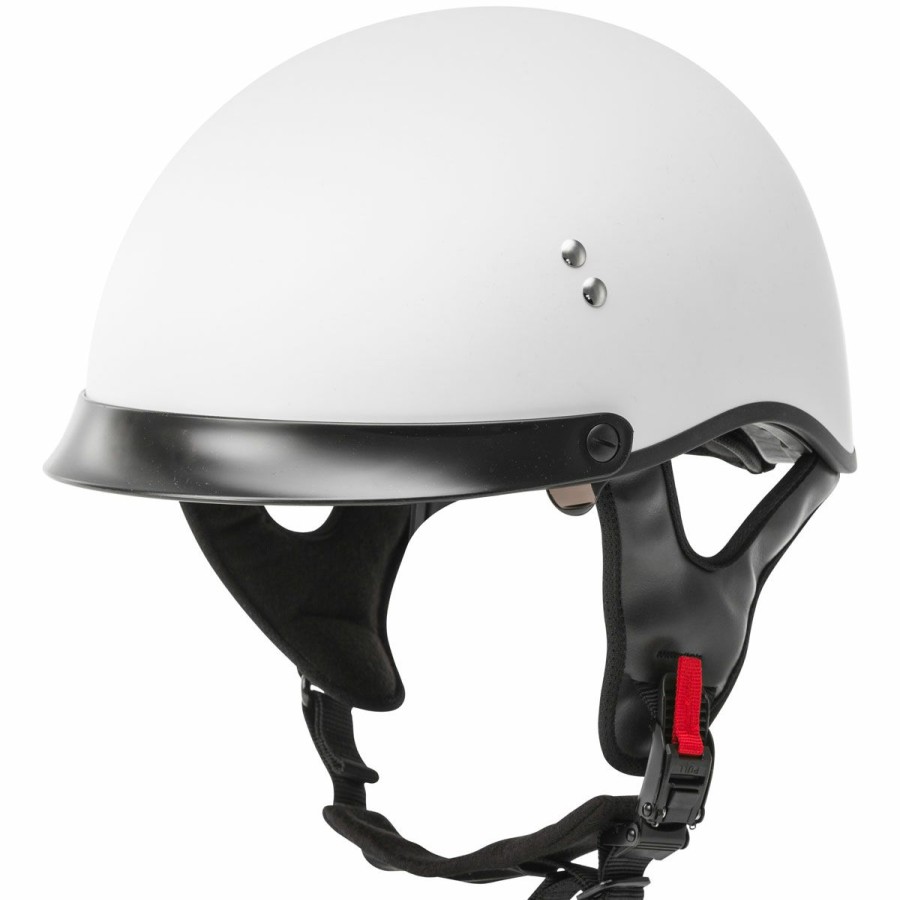 Helmets * | Gmax Hh-65 Full Dressed Half Helmet