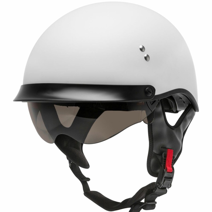 Helmets * | Gmax Hh-65 Full Dressed Half Helmet