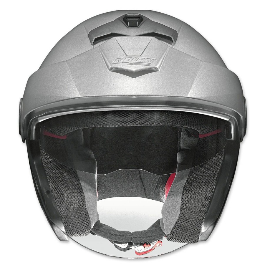 Helmets * | Nolan N40 Mcs 2 Platinum Silver Open Face Helmet