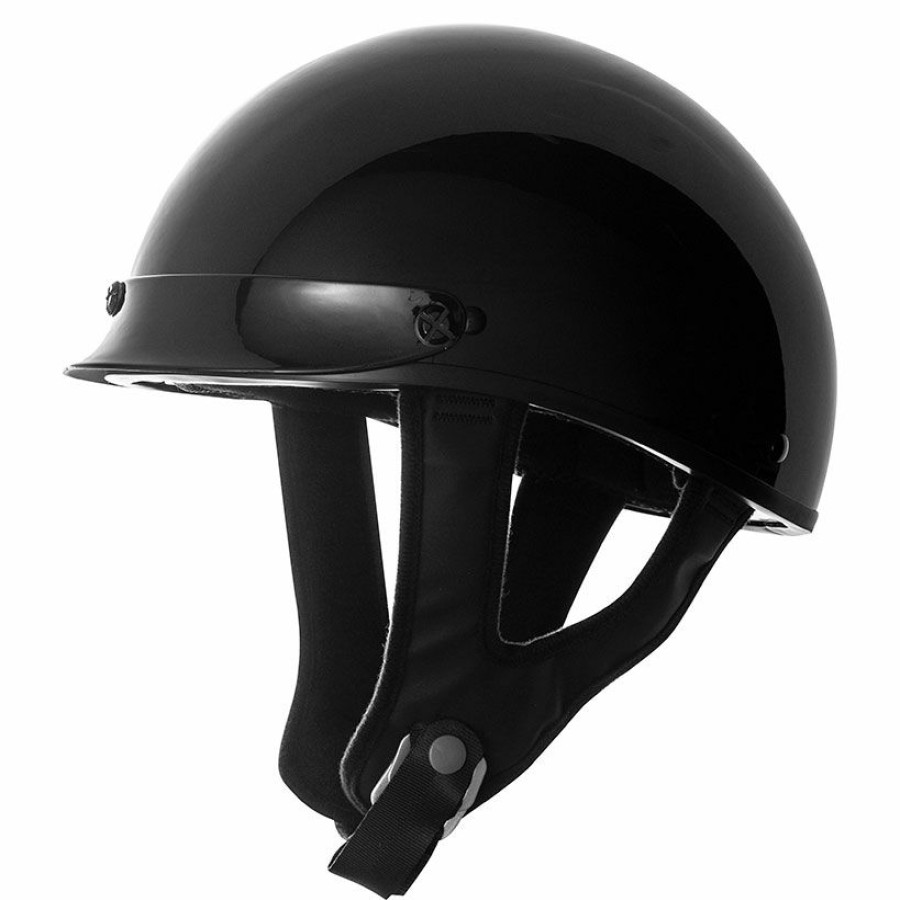 Helmets * | Speed And Strength Ss510 Gloss Black Half Helmet