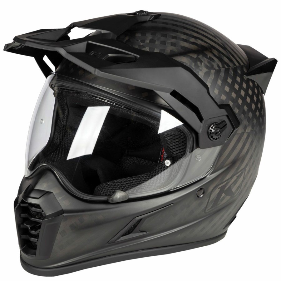 Helmets * | Klim Krios Pro Matte Black Dual Sport Helmet