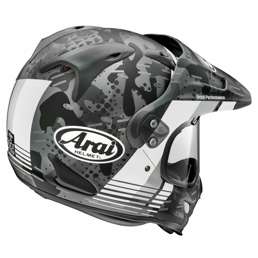 Helmets * | Arai Helmet Arai Xd-4 Cover White Frost Dual Sport Helmet