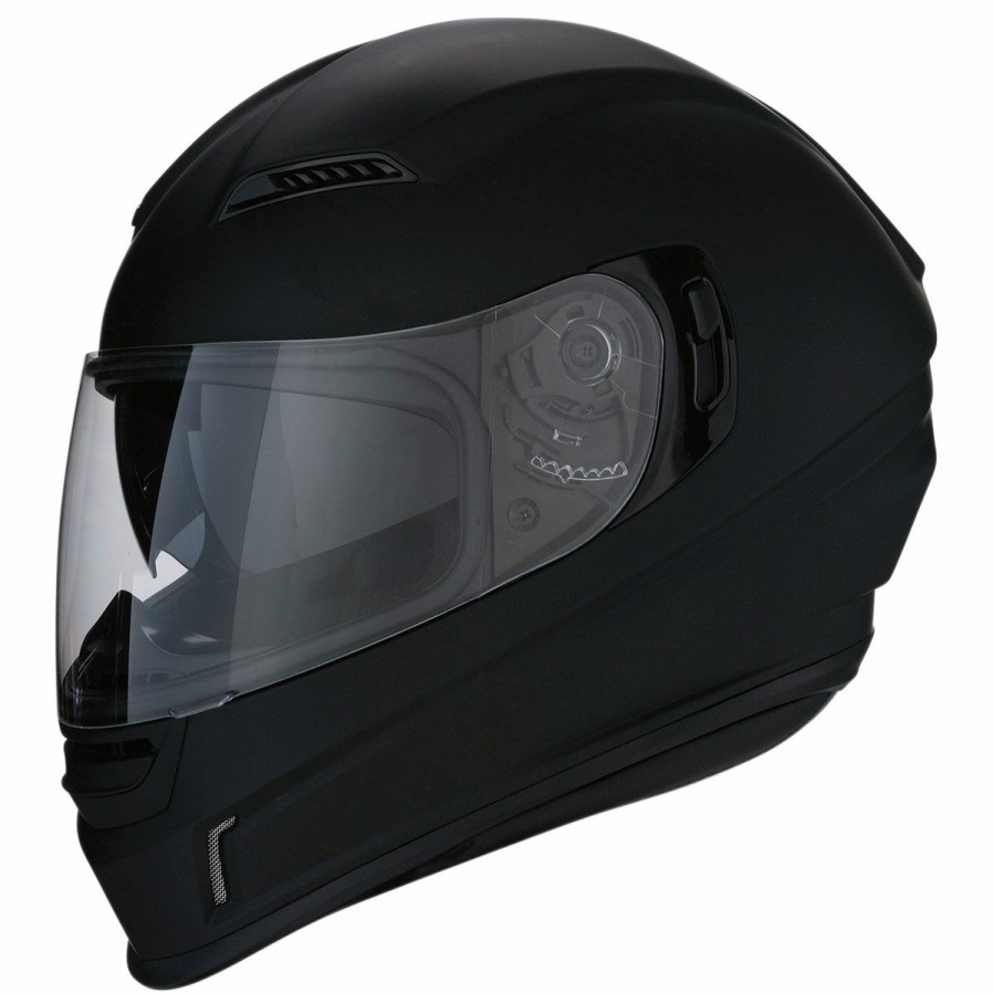 Helmets * | Z1R Jackal Matte Black Full Face Helmet