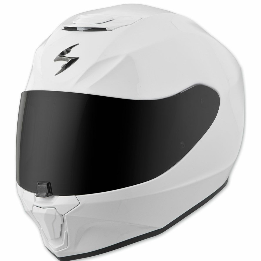 Helmets * | Scorpion Exo Exo-R420 White Full Face Helmet