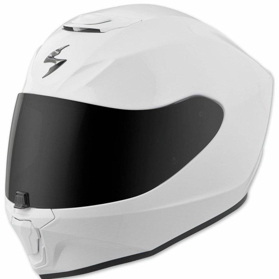 Helmets * | Scorpion Exo Exo-R420 White Full Face Helmet