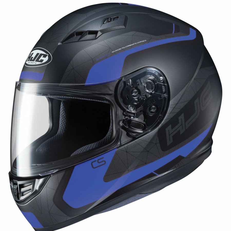 Helmets * | Hjc Cs-R3 Dosta Black/Blue Full Face Helmet