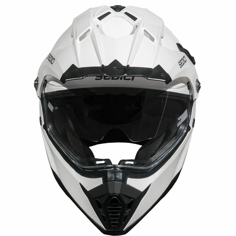 Helmets * | Sedici Viaggio Pearl White Dual Sport Helmet