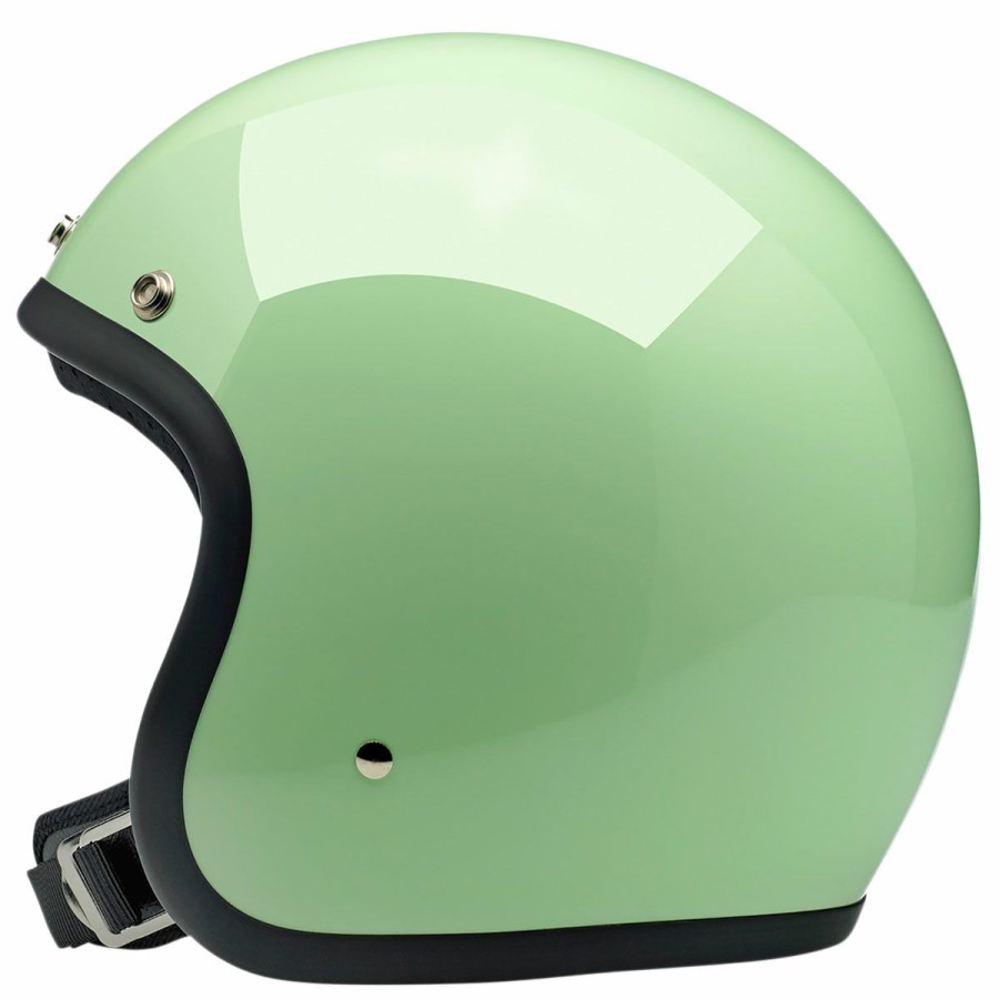 Helmets * | Biltwell Inc. Bonanza Gloss Mint Open Face Helmet